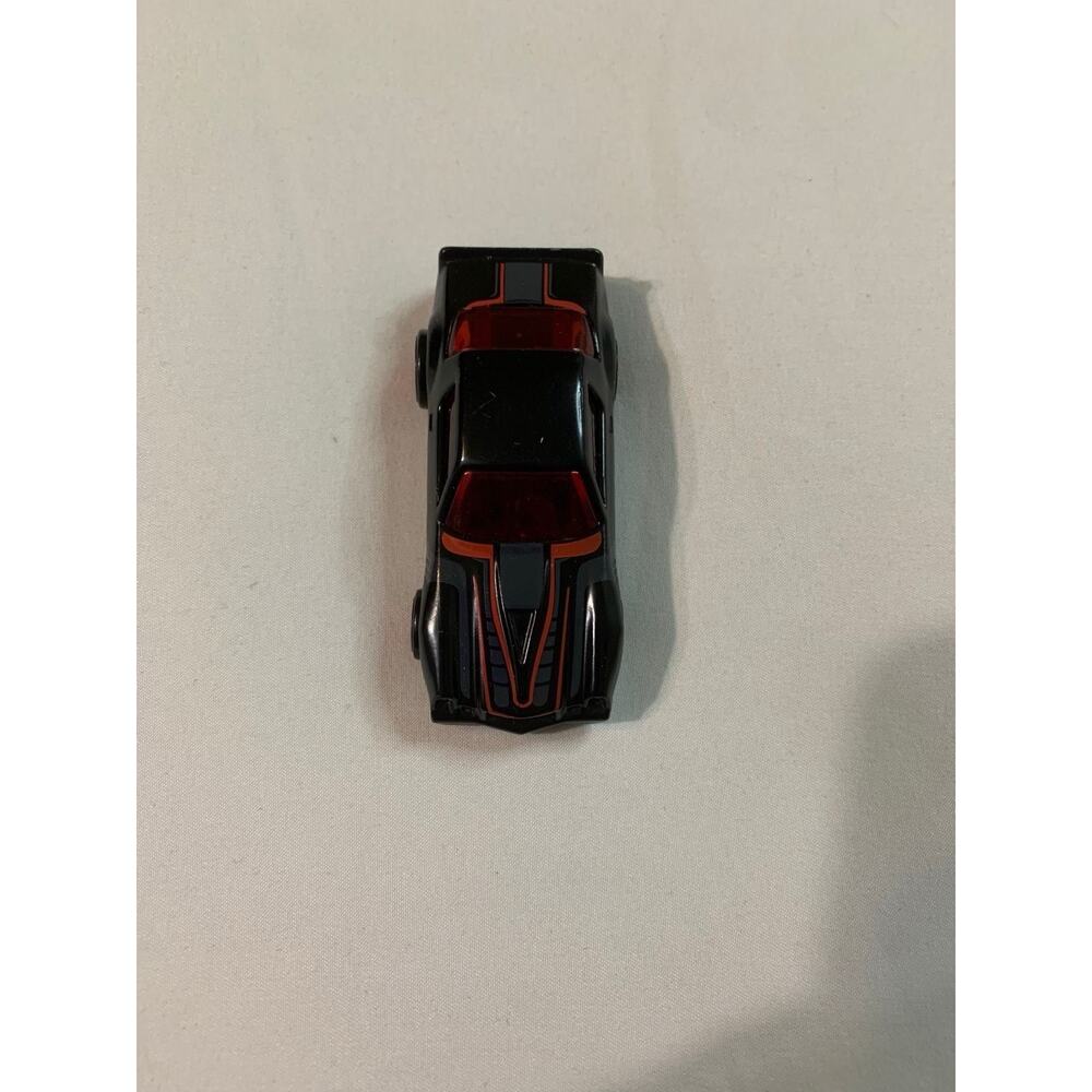 Hot Wheels Camaro Z28 Black Orange Stripes Red Windows 1982 Diecast Muscle Car